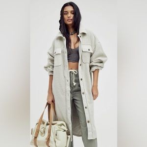 Free People Long Ruby Jacket